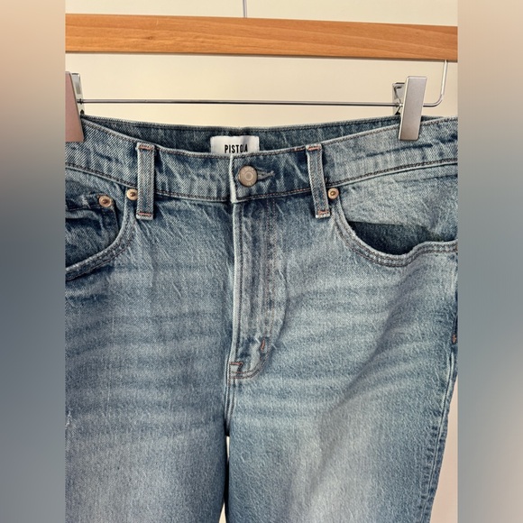 Cassie High waist crop straight leg jean (Hilltop Vintage) - Picture 9 of 10